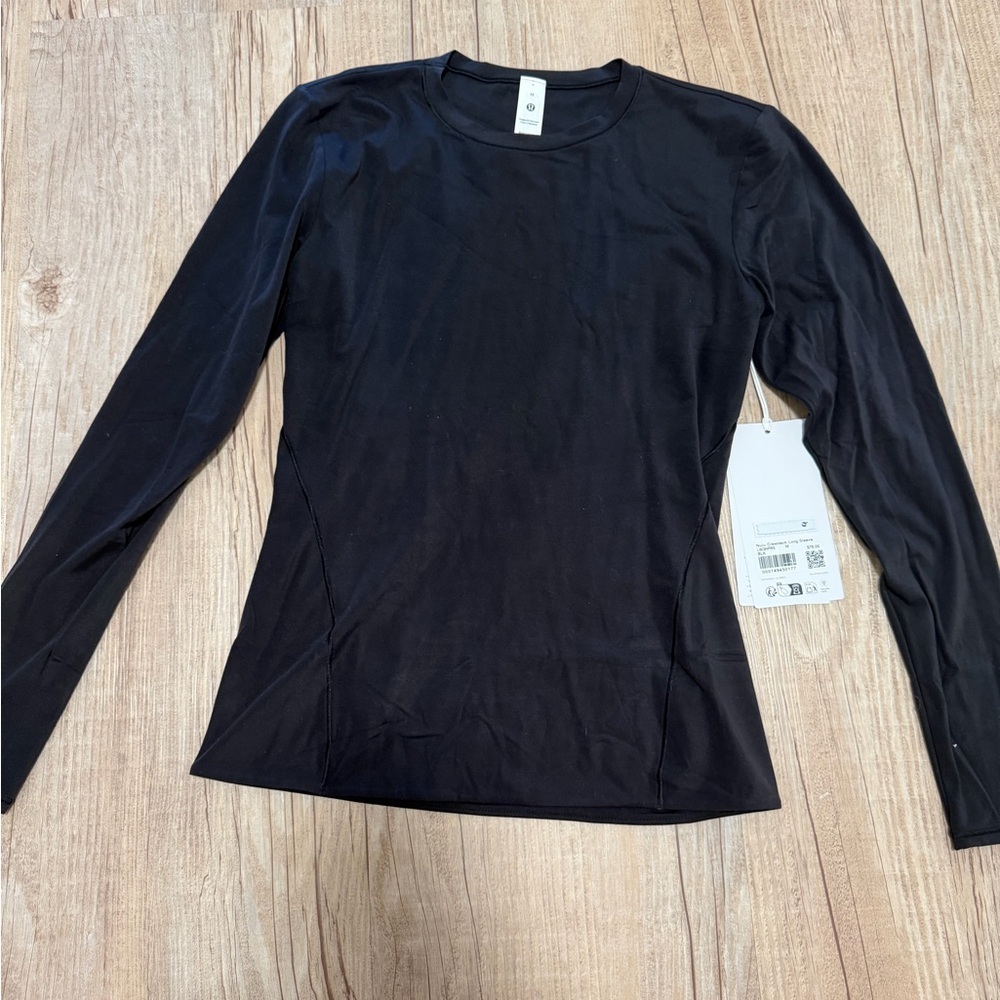 lululemon athletica Classic Black Long Sleeve Top